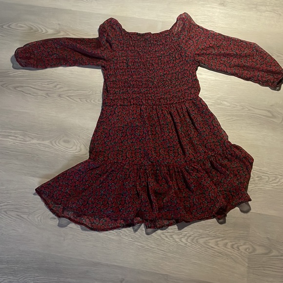 Red and Black Abercrombie kids long sleeve dress - Picture 2 of 2